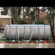 Kolam pribadi di pedesaan merupakan kesempatan bagus untuk untuk memastikan bahwa putaran kolam renang bestway panjang dan dapat diandalkan, anda harus kolam renang bisa menahan beban yang cukup besar. Bestway Kolam Renang Frame Besar Keluarga 412x201x122 Cm Terbaru Juli 2021 Harga Murah Kualitas Terjamin Blibli