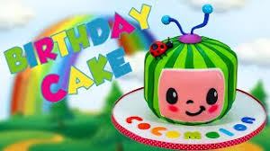 May contain traces of nuts for some cake flavours. Cocomelon Birthday Cake Youtube
