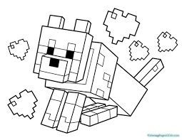 Minecraft Pig Coloring Pages Collection Buku Mewarnai Warna Buku