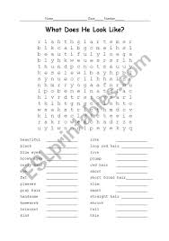 Real estate investors and commercial real estate practitioners place a very high priority on retaining. What Does He Look Like Esl Worksheet By Chai