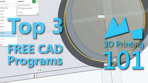 Best Free Cad Programs For 3d Printing Cad Programs Prints 3d Printing