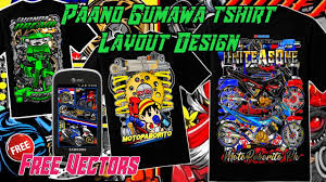 Aplikasi desain motor terbaik untuk android Tutorial Thailook T Shirt Layout Design Very Easy Youtube