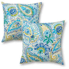 Check spelling or type a new query. Buy Set Of 2 Baltic Paisley Outdoor Square Throw Pillows Kensington Garden Online In Colombia 52293055