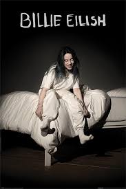 Billie Eilish When We All Fall Asleep Where Do We Go Album Cover Post Posteramerica Billie Eilish Billie Scary Eyes