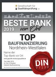 Heiko bauer und peter krajewski. Gesellschaft Fur Qualitatsprufung Mbh Umfangreicher Bankentest Kurt Die Top 10 In Nrw Nach Den Vorgaben Des Verbraucherschutzes