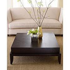 Low coffee table is an inalienable part of any styling. Dark Brown Low Square Coffee Table
