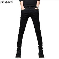 Fashion Slim Fit Denim Pencil Pants Men Skinny Jeans Men Black Men Jeans Shopee Malaysia