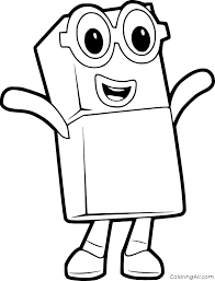 Primary, secondary, and tertiary colors. Numberblocks Coloring Pages Coloringall