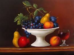 Peinture De Lifa Coupe De Fruits Natureza Morta Frutas Pinturas