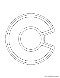 Use the download button to view the full pictureof colorado avalanche logo dot to dot, and download it for a computer. Nhl Colorado Avalanche Logo Coloring Page Coloring Page Central