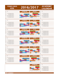 2017 2018 And 2016 2017 School Calendar Templates Excel Templates In 2020 Calendar Template Excel Calendar Template Academic Calendar