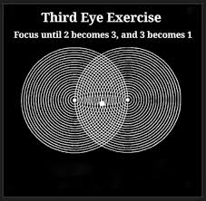 Focus Until 2 Becomes 3 And 3 Becomes 1 Eye Exercises Chakra Meditation Third Eye