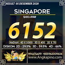 Hasil Result Singapore 05 Desember 2020 Casino Company Logo Online