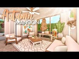Entdecke rezepte, einrichtungsideen, stilinterpretationen und andere ideen zum ausprobieren. Bloxburg Autumnal Blush Mansion House Build Youtube Unique House Design Building A House Tiny House Bedroom