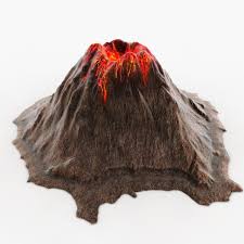 3d Volcanoes Mountains Model Volcano Model Volcano Volcano Projects