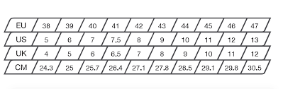 Size Chart Usd Shadow Proskaters Place