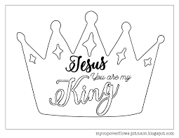 Bible coloring page illustrating that jesus is the king and master of all. Pin On Coloring Pages