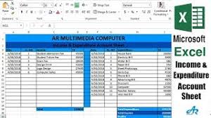 32 free excel spreadsheet templates smartsheet. Excel Tutorial Income And Expenditure Account Balance Sheet In Excel Monthly Income Expenses Losse Youtube