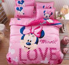 pink minnie mouse love duvet cover set kids bedding minnie mouse bedroom minnie mouse bedding kids bedding sets