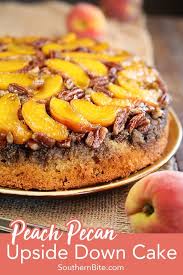 Bisquick Pineapple Upside Down Cake Cast Iron Skillet Peach Pecan Upside Down Cake Recipe Peach Recipe Upside Down Cake Recipes