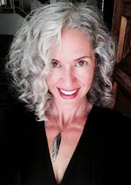 Sara Davis Eisenman Silver Hair Gray Hair Silver Hair Long Gray Hair Grey Curly Hair