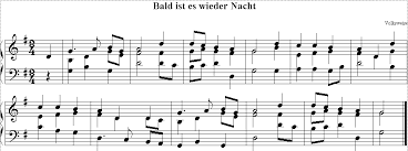 Backe, backe kuchen, der bäcker hat gerufen. Notes A 20 000 Volkslieder German And Other Folk Songs Noten Sheet Music Partituren Ahnenforschung Genealogy Oceanside Holiday Frank Petersohn Sechelt Vancouver Canada Kanada Bed And Breakfast Accommodation Lodging Whale Watching Indianer