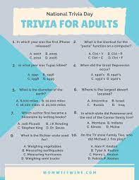 Jun 28, 2021 · jun 28, 2021 · adults only trivia questions 1. Fun Trivia For Kids And Adults Free Printables Mom Wife Wine Fun Trivia Questions Trivia Free Trivia