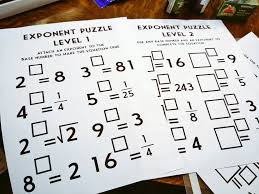 To solve it, you complete a number matrix using logic and memory. Sarah Carter On Twitter Went Ahead And Printed These Lovely Exponent Puzzles From Sqrt 1 So I Don T Forget To Use Them This Year In Alg 2 Https T Co 9lgr4mcnma Mtbos Iteachmath Alg2chat Https T Co Cr5lkcct7a