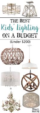 The Best Lighting For Kids On A Budget Bless Er House Kids Room Lighting Kids Room Lighting Fixture Diy Playroom