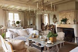 A Refined French Interior Victoria Magazine Country Living Room Design French Country Decorating Living Room Country House Decor