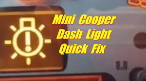 How To Replace Mini Cooper Parking Light Bulb Dash Light Fix