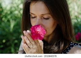 472 resultados de imágenes, fotos de stock e ilustraciones libres de  regalías para Girl sniffing roses