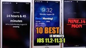 Top 10 Beautiful Free Widgets For Xenhtml Ios 11 2 11 3 1 Youtube
