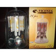 P x l x t ( 17 x 17 x 27 cm ) berat ; Sendok Garpu Set Vicenza Motif V 248 Sendok Set Vicenza V248 26pcs Sen314 Shopee Indonesia