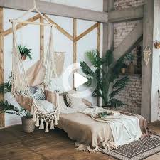 Hangematte Universal Hangematte Hangesessel Boho Hangematte Schaukelstuhl Mit Makramee In 2020 Modernes Schlafzimmer Wohungsdekoration Kleine Wohnung
