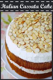 Cassata Cake Recipe Recipe Italian Cassata Cake Recipe Cake Recipes Baking Recipes
