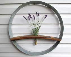 Maybe you would like to learn more about one of these? Wine Barrel Ring Stave Wall Hanging Flower Holder Wedding Display Wine Barrel Stave Wine Barre Wine Barrel Crafts Wine Barrel Furniture Wine Barrel Rings
