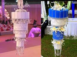 Upside down wedding cake chandelier. Chandelier Cakes Make Their Way To India India News Updates On Eventfaqs
