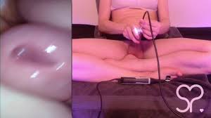 First Time trying Split Screen with the Endoscope in my Dick - Full Video  on Fansly and Manyvids