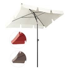 Sekey 200 125 Cm Sonnenschirm Marktschirm Gartenschirm Terrassenschirm Sonnenschutz Uv 50 Terracotta Quadratisch Amazon De Ga Garden Parasols Pool Umbrellas Patio