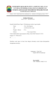 Itulah yang dinamakan dengan surat resmi baik itu berisi tentang undangan maupun sekedar informasi. Contoh Surat Perintah Melaksankan Tugas Pengawas Silang Ujian Sekolah