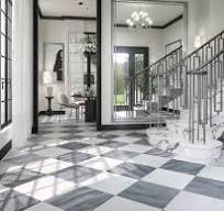 Marble Tile Honed 18" x 18" x 3/8" Stone Aris Edge