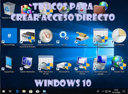 ▷ Trucos para crear acceso directo a utilidades en Windows 10