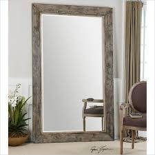 Uttermost Bozeman Grande Floor Mirror In Distressed Slate Blue 13851 Lowest Price Online On All Utt Bliss Home And Design Rustic Floor Mirrors Floor Mirror