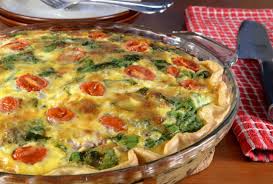Italian Sausage Tomato And Spinach Quiche Recipe Spinach Quiche Quiche Recipes Quiche Recipes Crustless