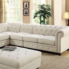 For example, sofas, chairs, and ottomans receiving only moderate amounts of wear, such as those in bedrooms or more formal spaces, will do fine with a less durable fabric. Benjara Ivory Stanford Ii Linen Like Fabric And Wood Sofa Chair Bm131442 The Home Depot