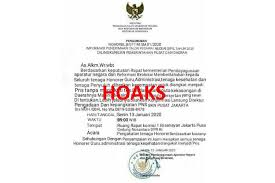 Maybe you would like to learn more about one of these? Beredar Surat Pengangkatan Honorer Jadi Pns Kemenpan Rb Tegaskan Hoaks Halaman All Kompas Com