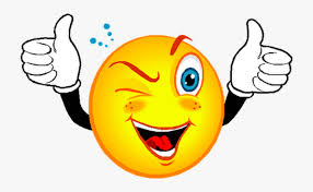 Smiley Wink Emoticon Clip Art - Smiley Face With Thumbs Up ...