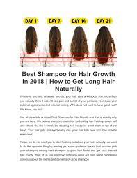 Vitamins a, c, and e are also good for hair growth and preventing hair loss. Best Shampoo For Hair Growth In 2018 By Monir Khan Issuu