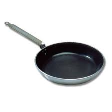 Cook until golden and just opaque in center, about 2 minutes per side. Matfer Bourgeat Non Stick Round Frying Pan 9 3 8
